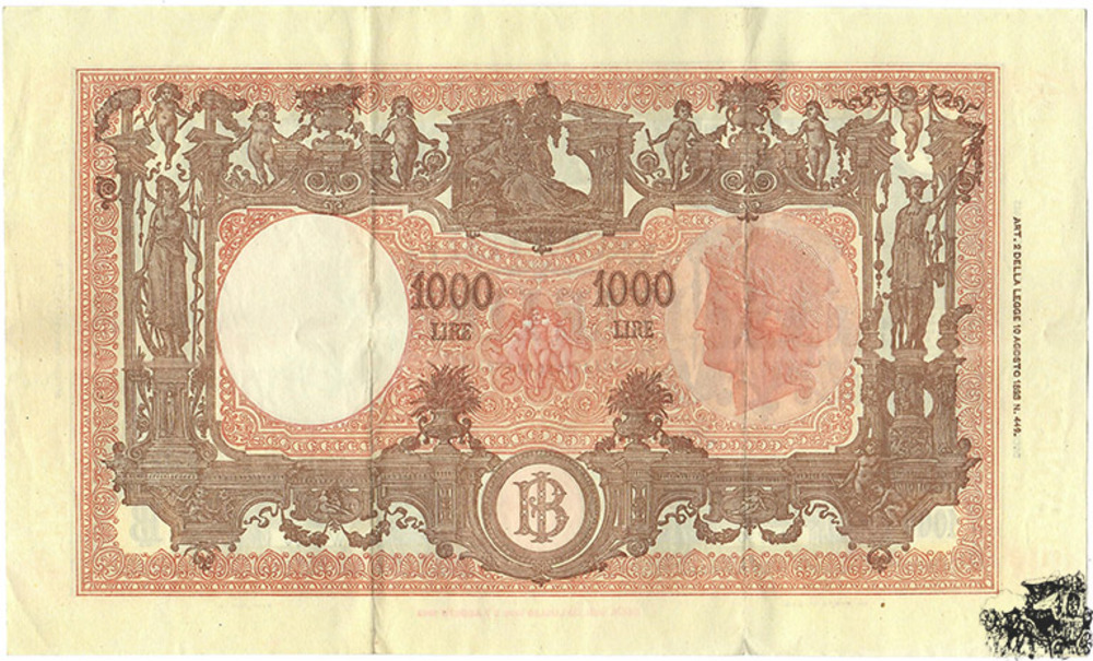 1000 Lire 1946 - Italien - sehr schön