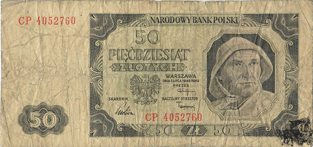 50 Zlotych 1948 - Polen 