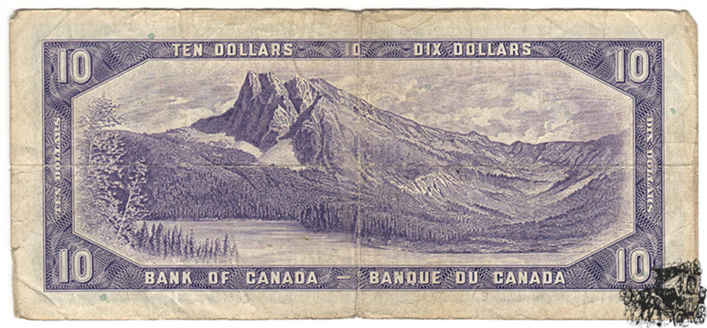 10 Dollar 1954 Kanada - schön
