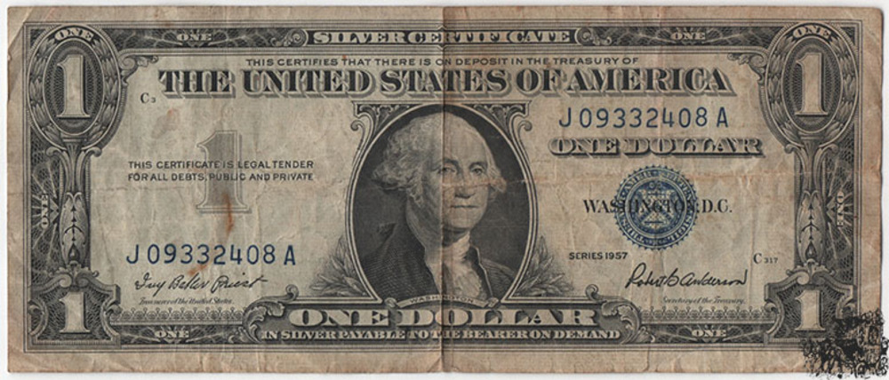 1 Dollar 1957