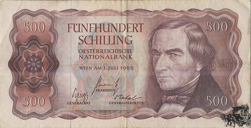 500 Schilling 1965 - 2.Republik - sehr schön