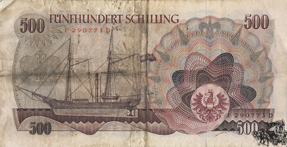 500 Schilling 1965 - 2.Republik - sehr schön