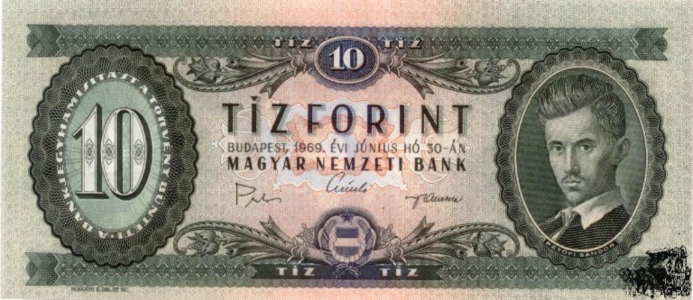 10 Forint 1969 - Ungarn