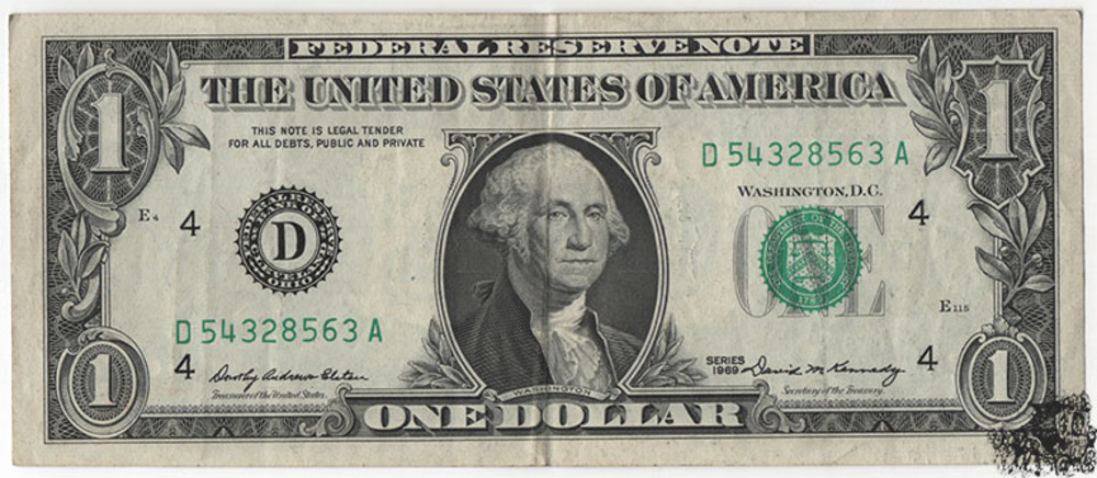 1 Dollar 1969