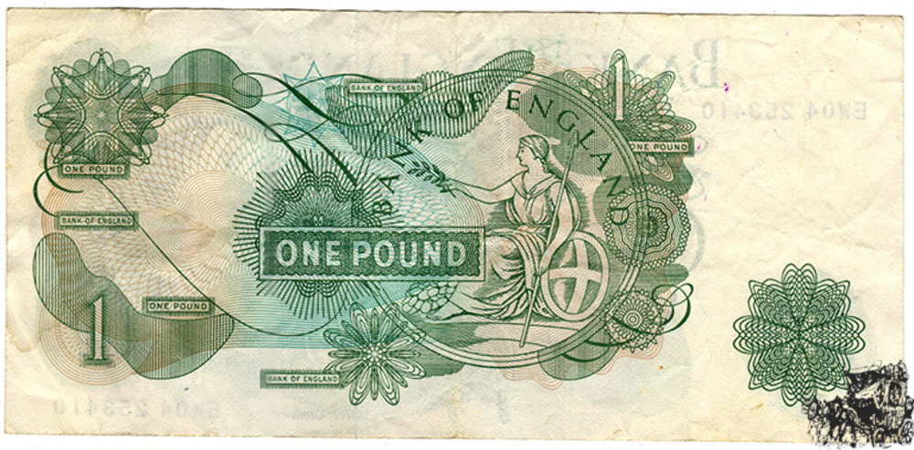 1 Pfund 1970 - Grossbritannien - sehr schön
