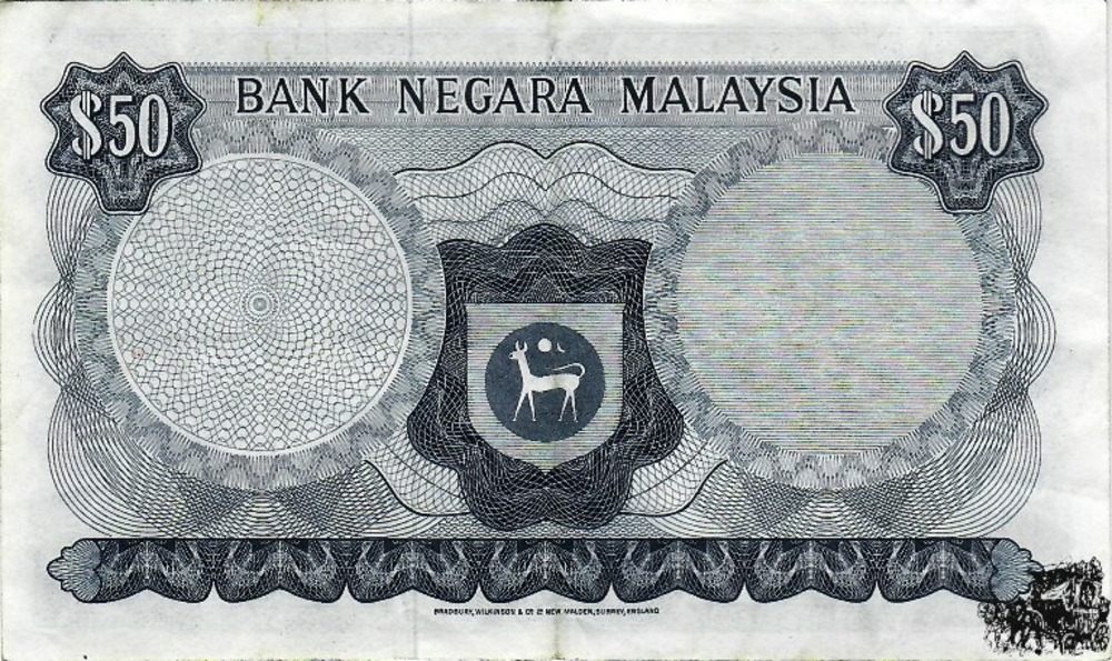 50 Ringgit 1972 - Malaysia