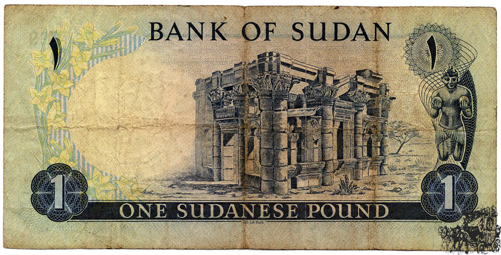 1 Pfund 1974 - Sudan - schön