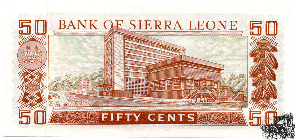50 Cents 1974 Sierra Leone - bankfrisch