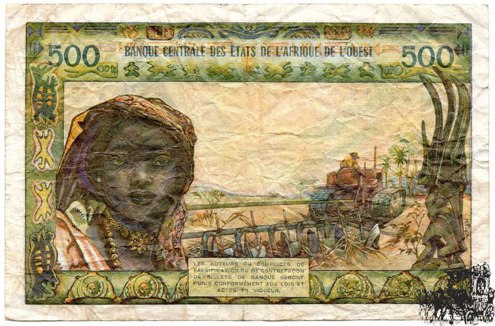 500 Francs 1978 - Senegal - schön