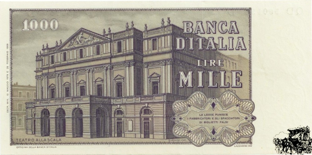 1000 Lire 1979 - Italien
