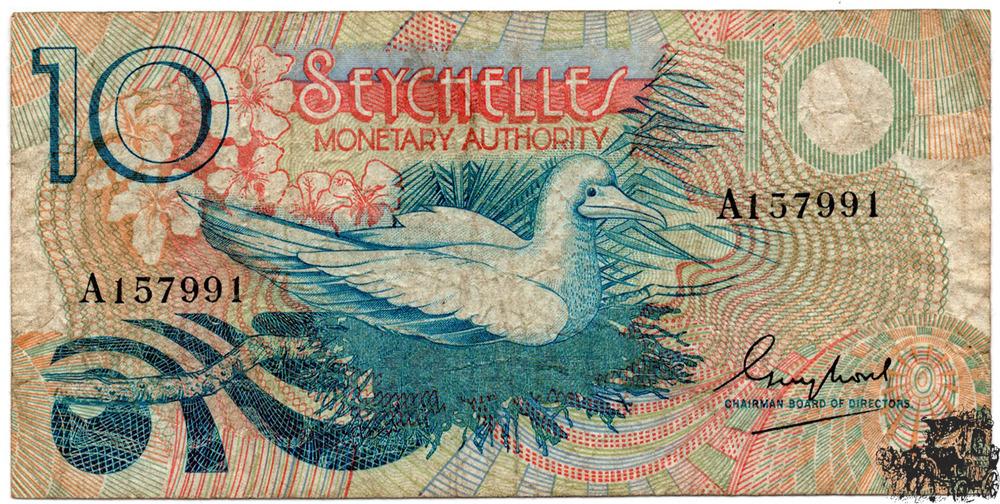 10 Rupien 1979 - Seychellen - schön