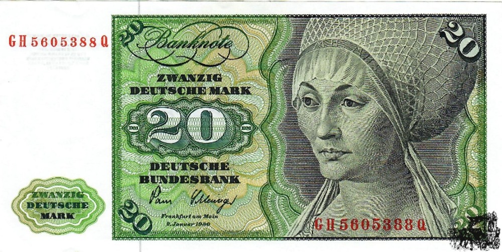 20 Mark 1980 - Deutschland