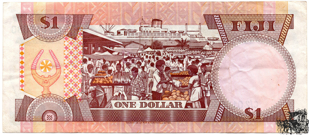 1 Dollar 1980 - Fiji - sehr schön
