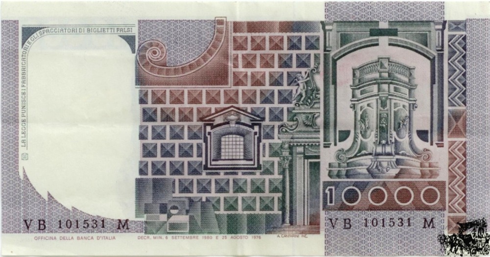 10.000 Lire 1980 - Italien