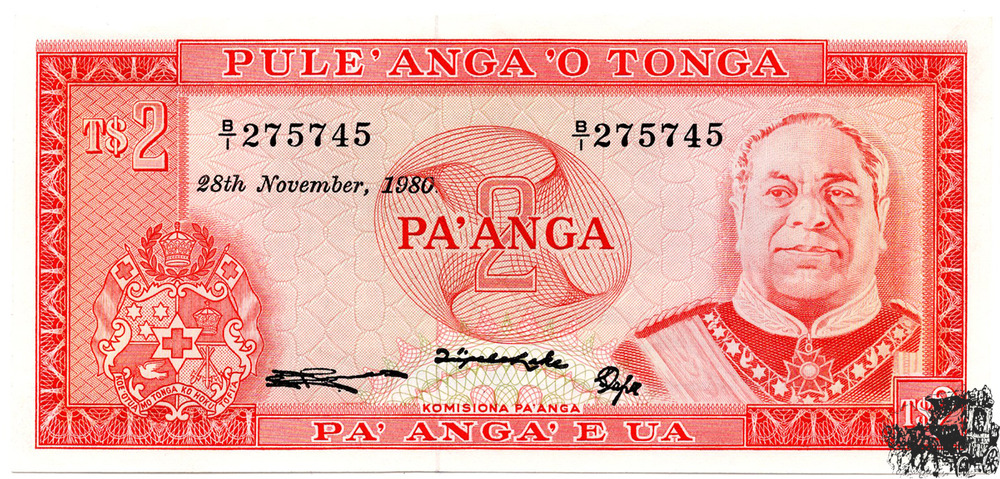 2 Pa'anfa Tonga - bankfrisch