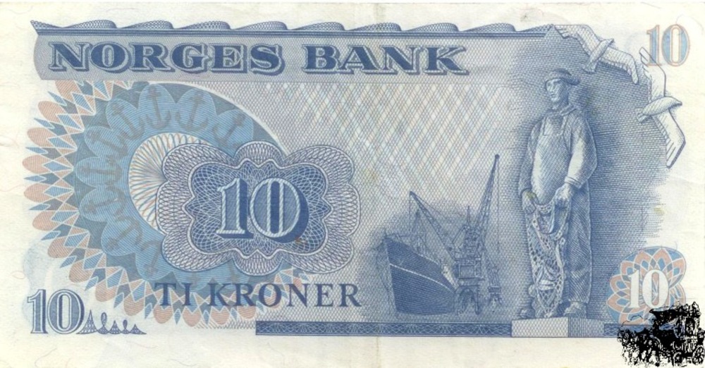 10 Kronen 1977 - Norwegen