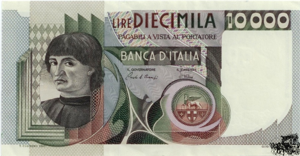 10.000 Lire 1982 - Italien