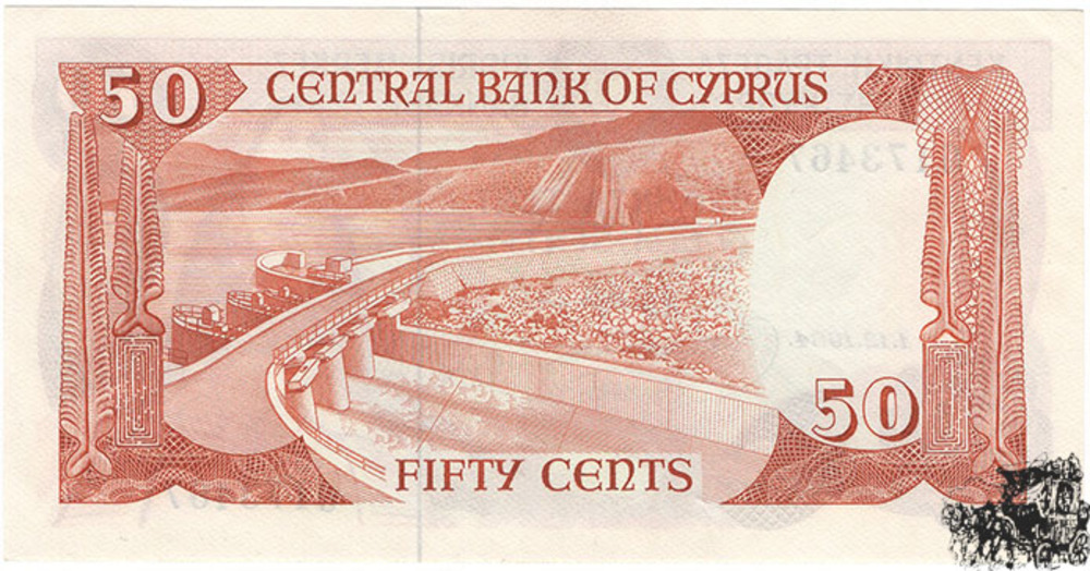 50 Cents 1984 - Zypern - bankfrisch