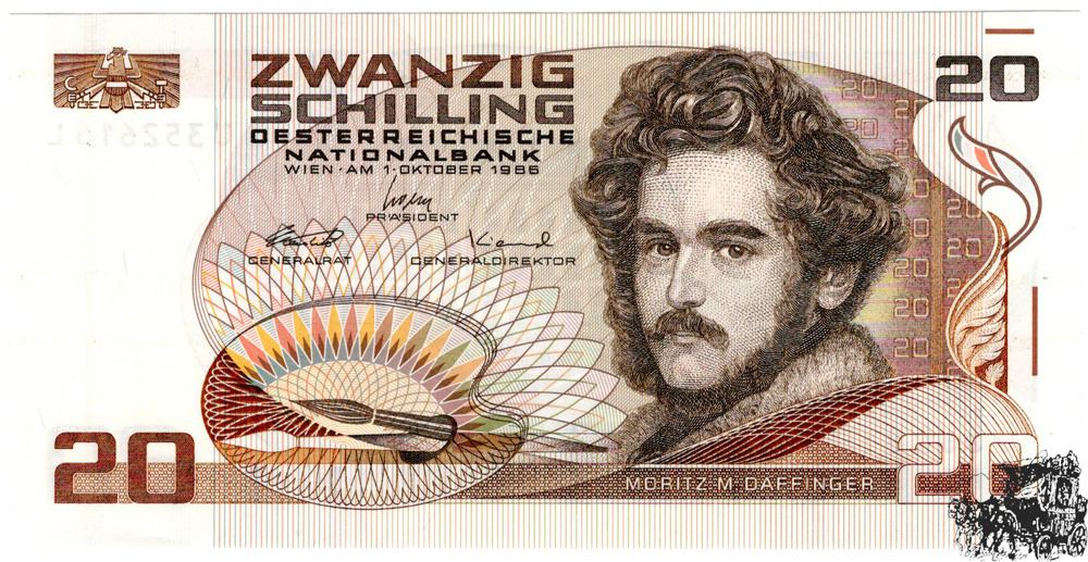 20 Shillings 1986 - 2nd Republic