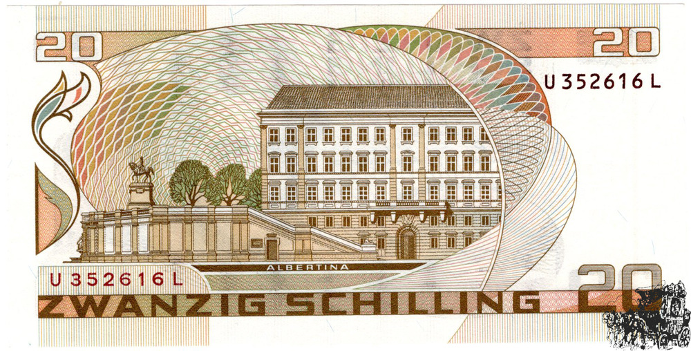 20 Shillings 1986 - 2nd Republic