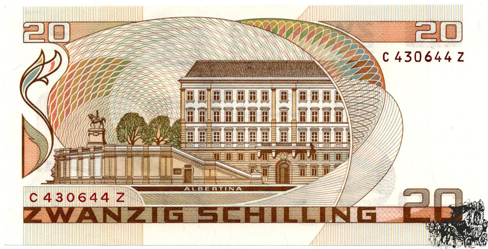 20 Shillings 1986 - 2nd Republic
