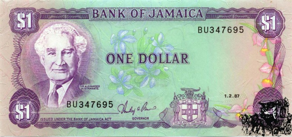 1 Dollar 1987 - Jamaika