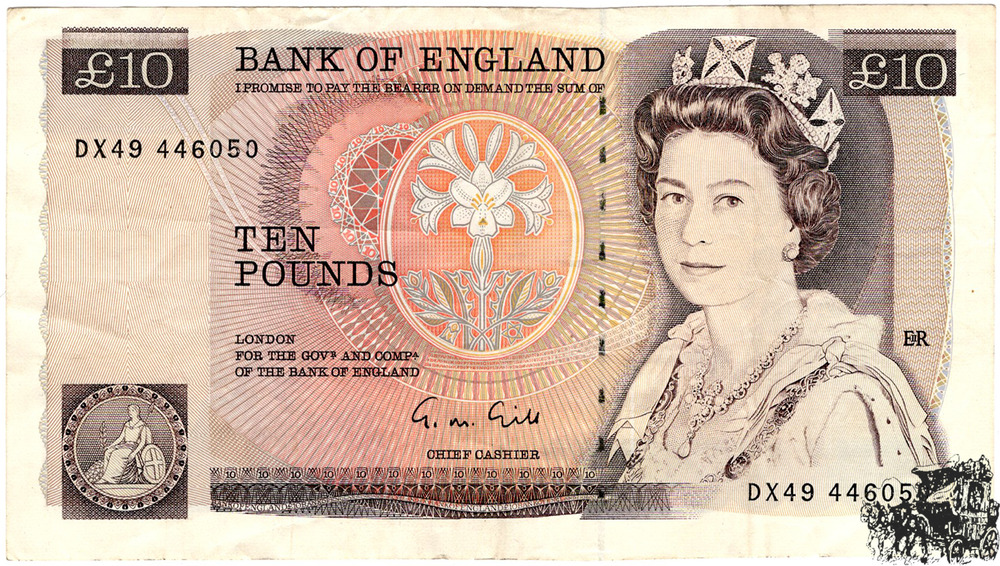 10 Pfund 1988 - Grossbritannien - sehr schön