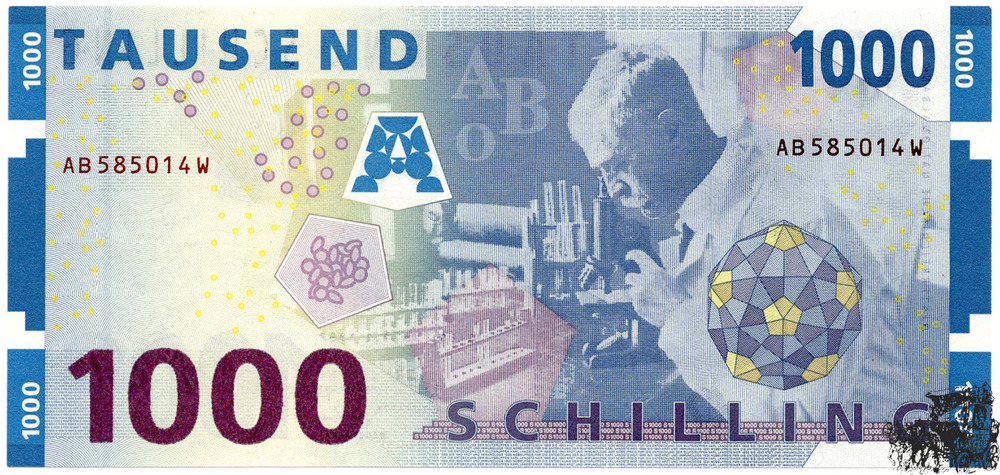 1000 Shillings 1997 - 2nd Republic