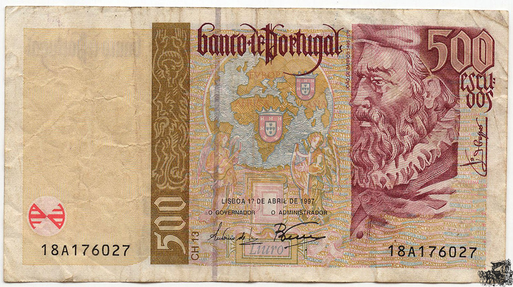 500 Escudos 1997 - Portugal - schön