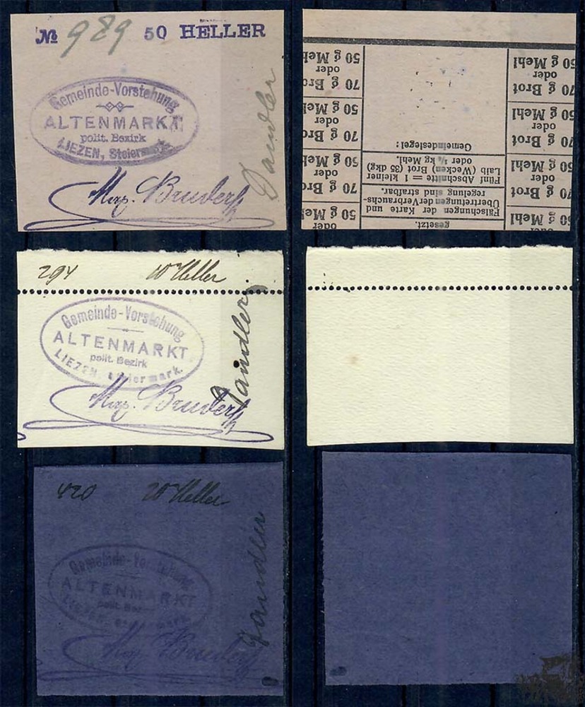 Altenmarkt, STM - Notgeld 1920 Altenmarkt, STM - Notgeld 1920