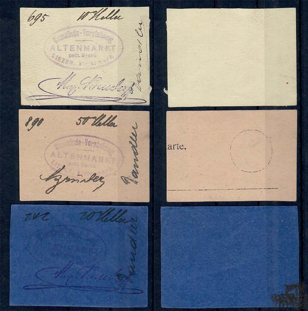Altenmarkt, STM - Notgeld 1920 Altenmarkt, STM - Notgeld 1920