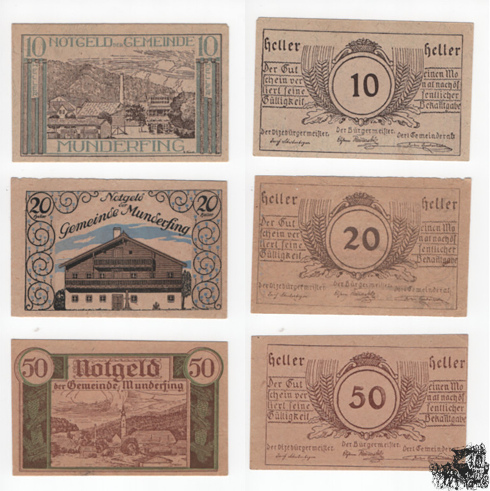 Munderfing, OÖ - Notgeld (o.D.) 1920 Munderfing, OÖ - Notgeld (o.D.) 1920