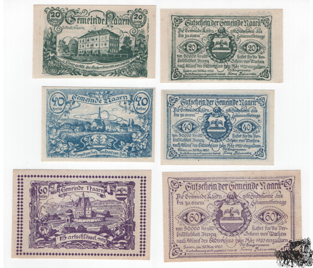 Naarn, OÖ - Notgeld 1920 Naarn, OÖ - Notgeld 1920