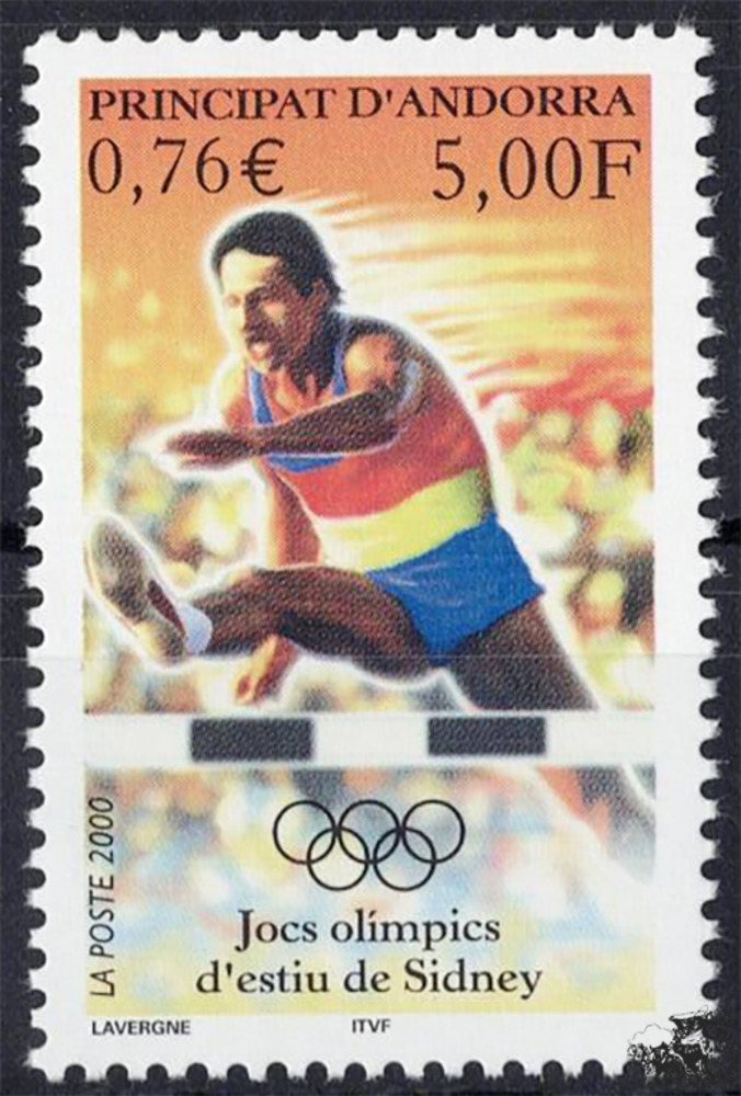 Andorra fr. 2000 ** - Olympische Sommerspiele, Sydney Andorra fr. 2000 ** - Olympische Sommerspiele, Sydney