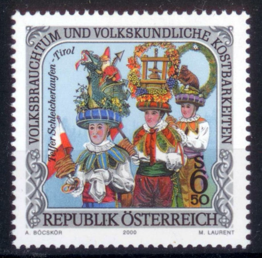 Österreich o 2000, ATS 6,50 - Schleicherlaufen Telfs Österreich o 2000, ATS 6,50 - Schleicherlaufen Telfs