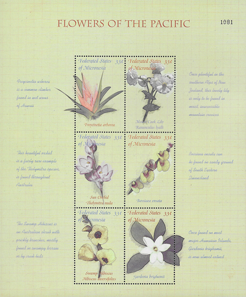 Mikronesien 2000 ** - Blumen der pazifischen Inseln