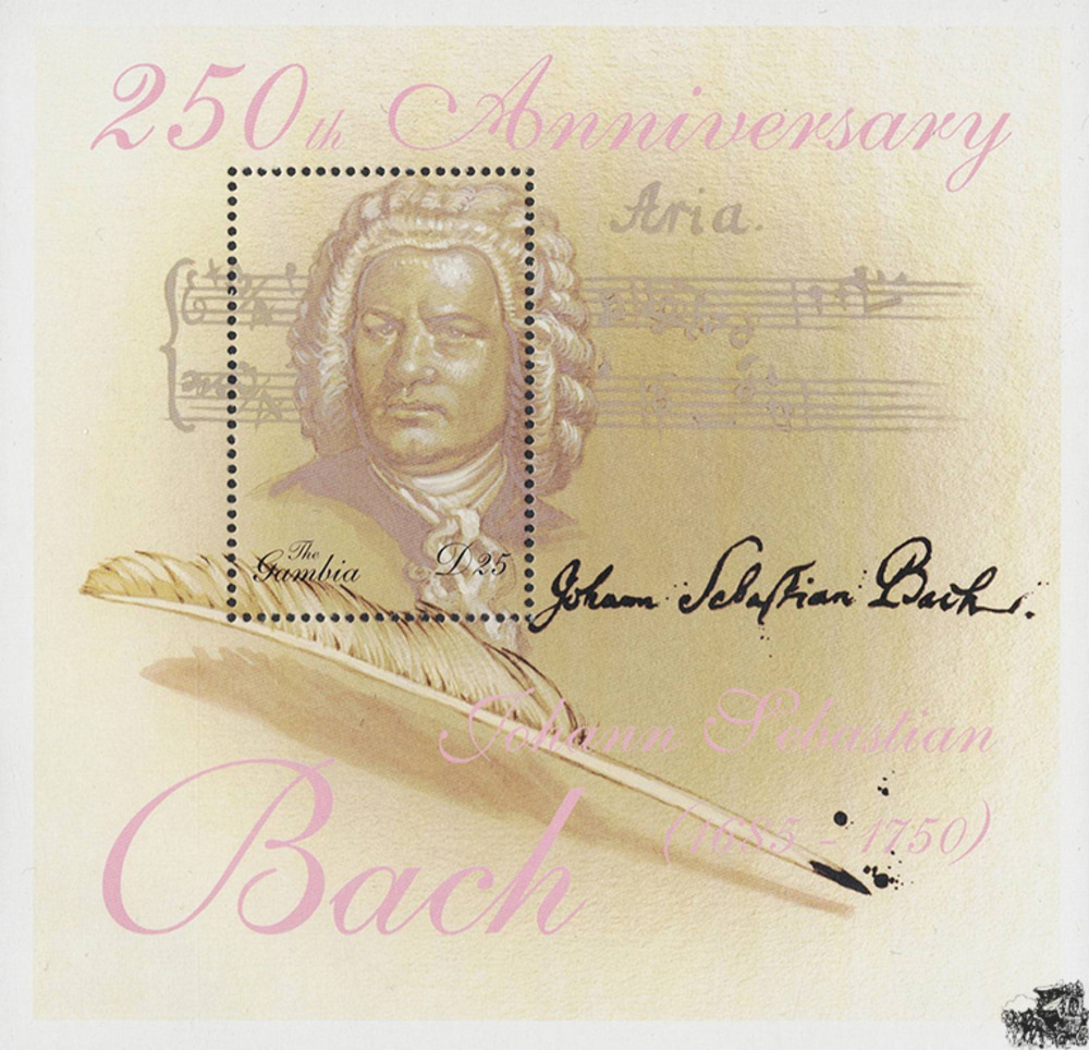 Gambia ** 2000 - 250. Todestag J.S. Bach Gambia ** 2000 - 250. Todestag J.S. Bach