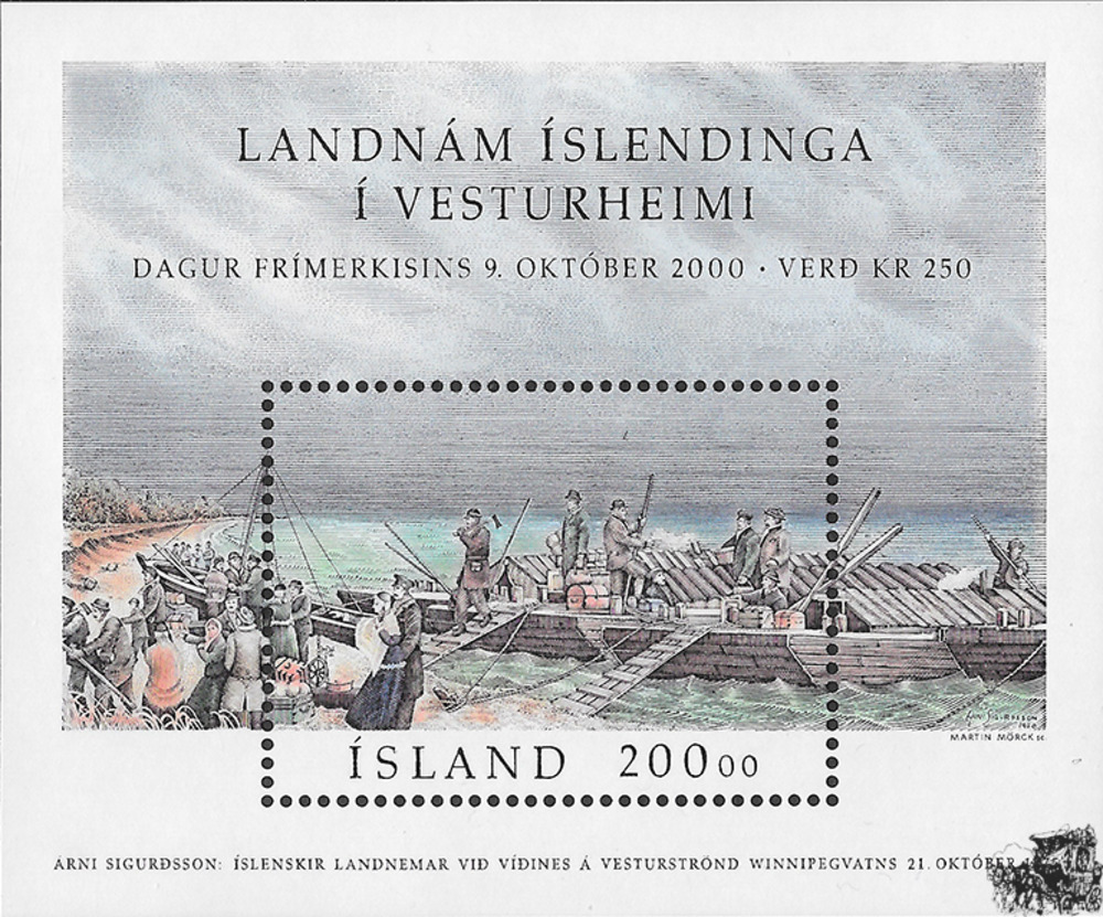 Island 2000 ** - Tag der Briefmarke