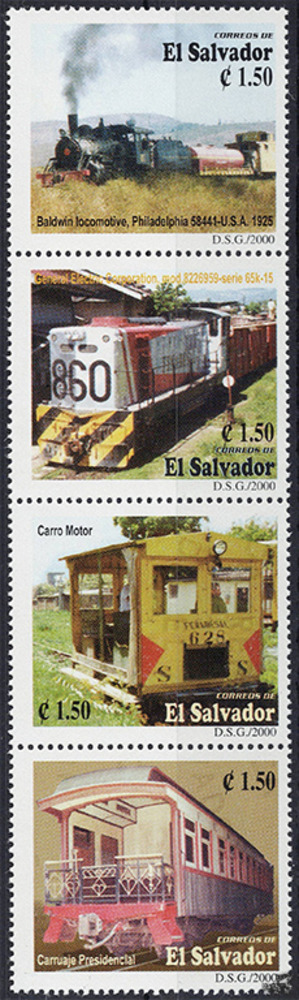 El Salvador 2000 ** - Eisenbahnen