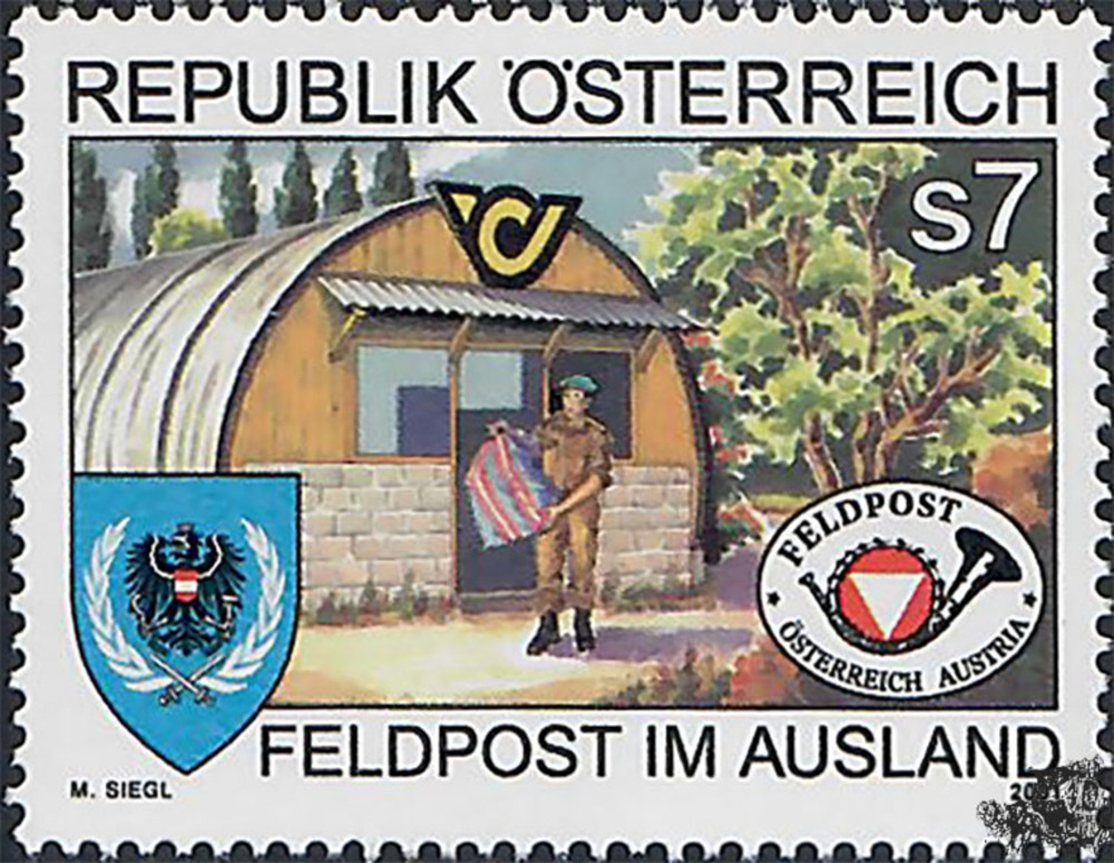 Österreich ** 2001 - 7 S - Feldpost im Ausland Österreich ** 2001 - 7 S - Feldpost im Ausland