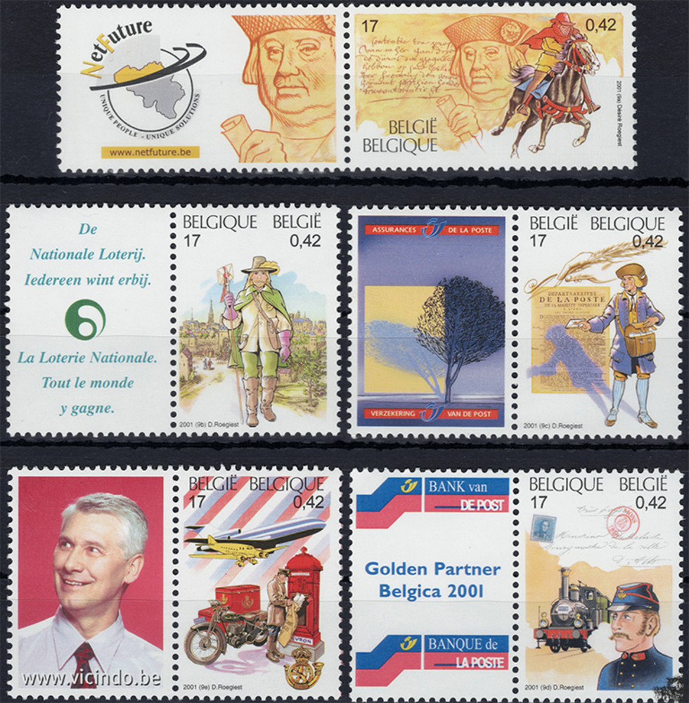Belgien 2001 ** - Internationale Briefmarkenausstellung