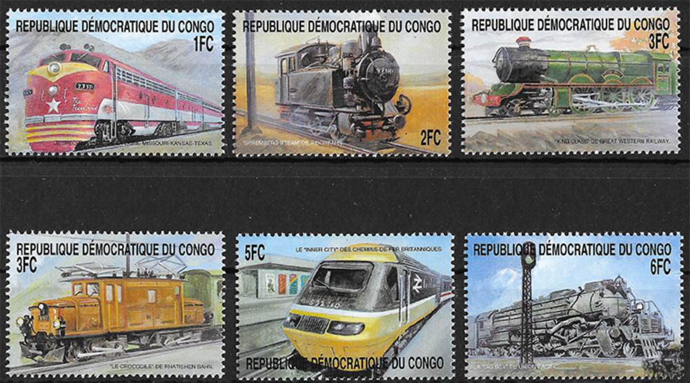 Kongo (Kinshasa) 2001 ** - Lokomotiven aus aller Welt