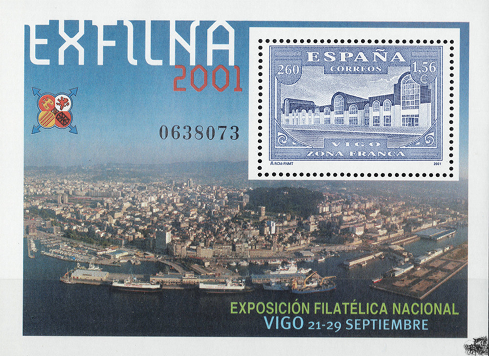 Spanien 2001 ** - Nationale Briefmarkenausstellung EXFILNA ’01