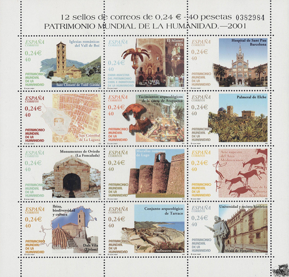 Spanien 2001 ** - UNESCO-Welterbe (XIII)