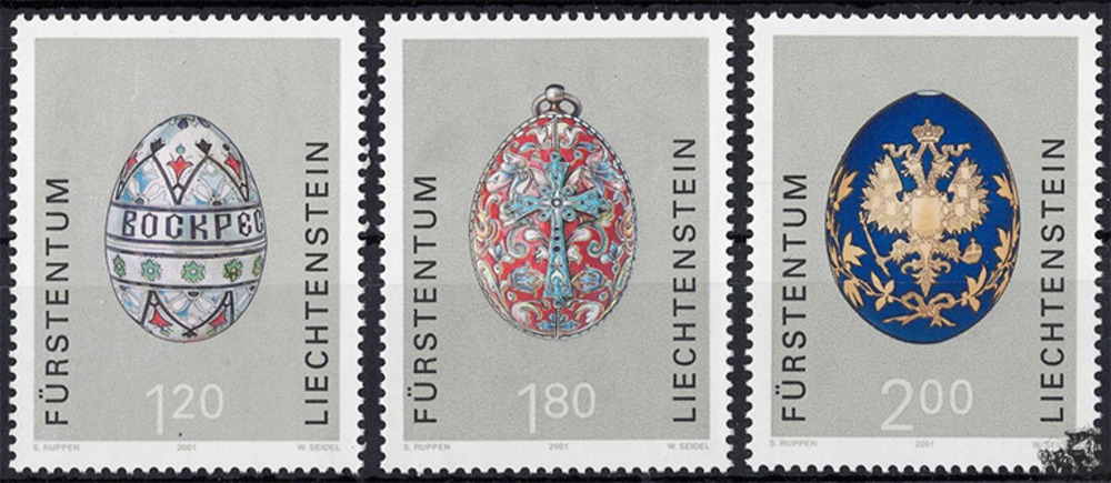 Liechtenstein 2001 ** - Kostbare Ostereier aus dem Zarenreich