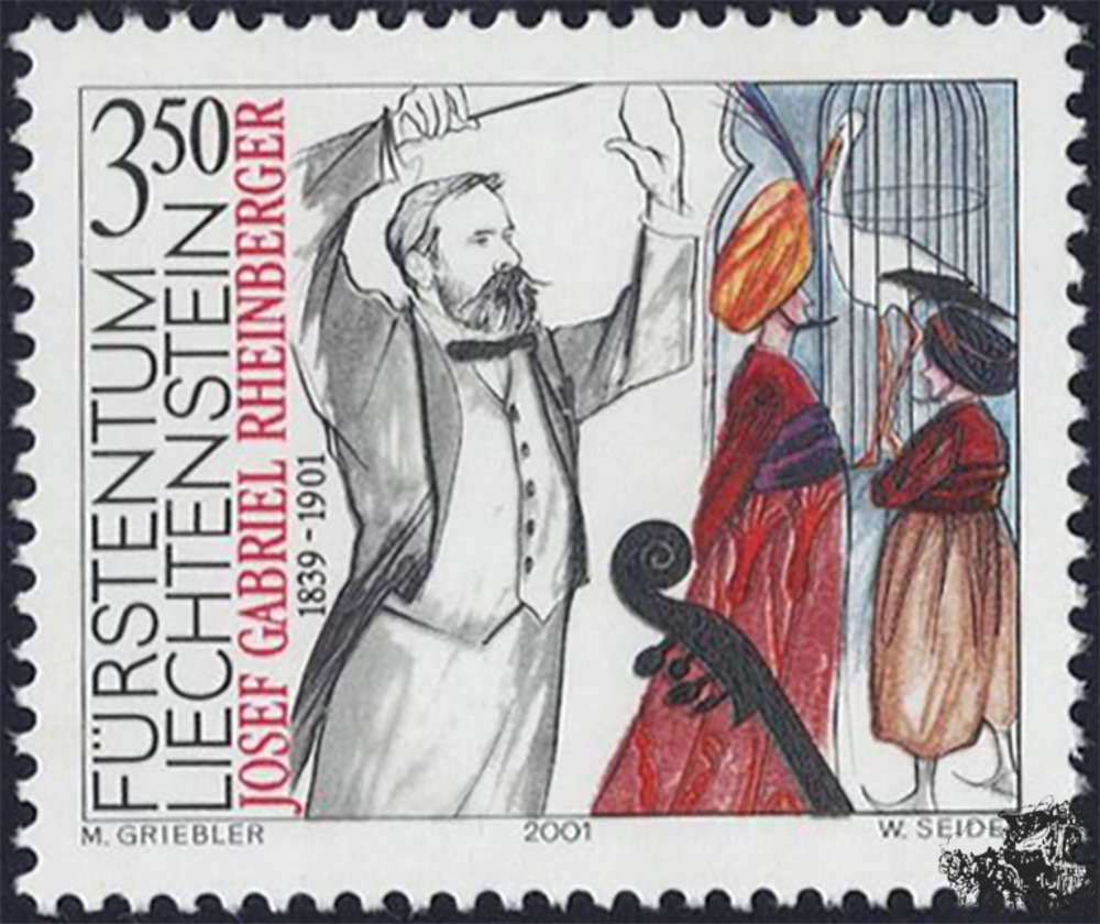 Liechtenstein ** 2001 - Komponist Liechtenstein ** 2001 - Komponist