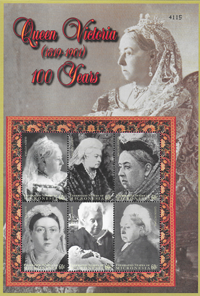 Mikronesien 2001 ** - 100. Todestag von Königin Viktoria