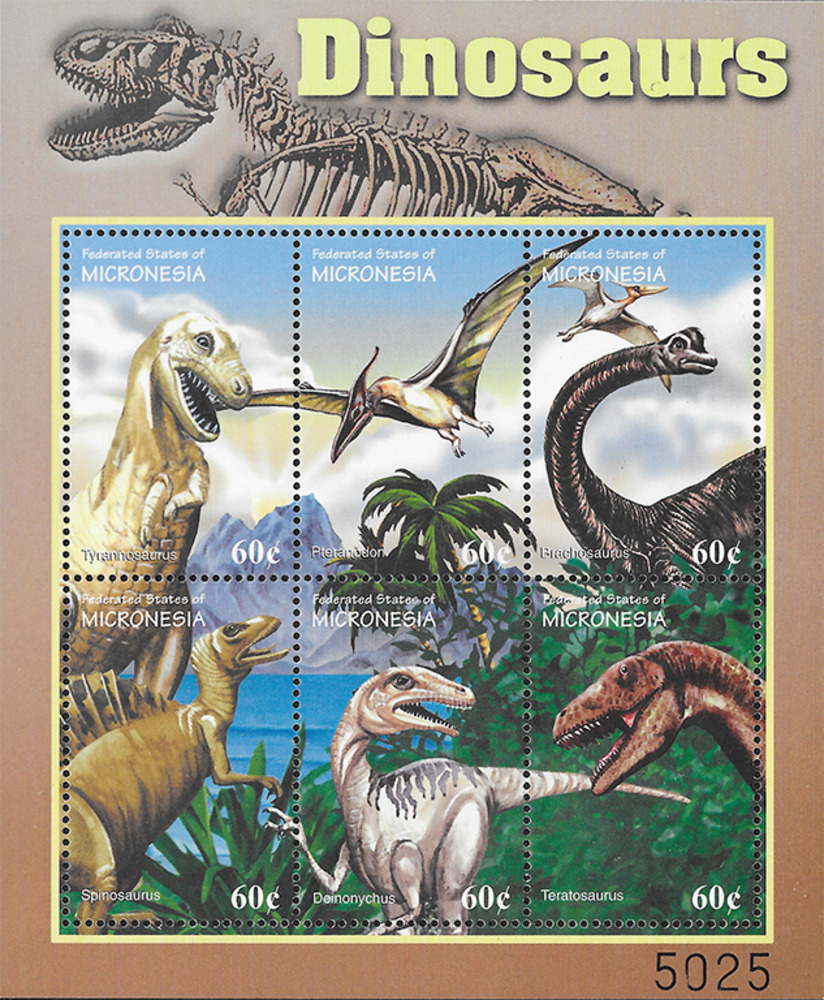 Mikronesien 2001 ** - Prähistorische Tiere, Tyrannosaurus