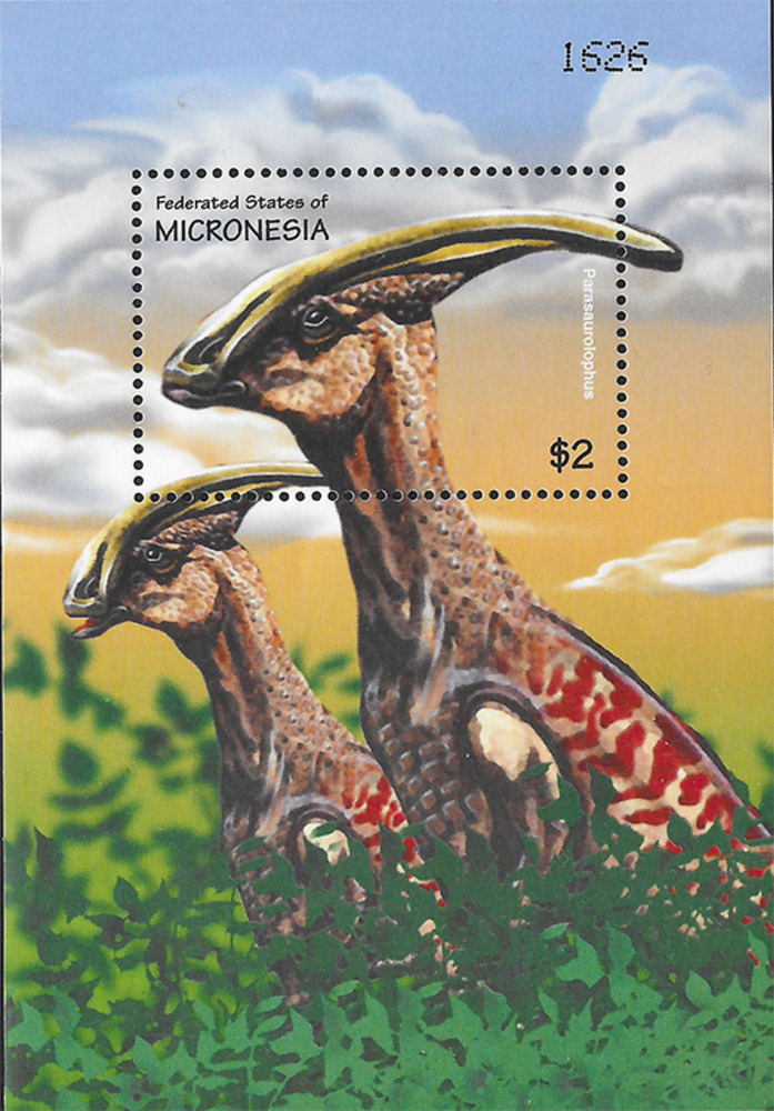 Mikronesien 2001 ** - Prähistorische Tiere, Parasaurolophus