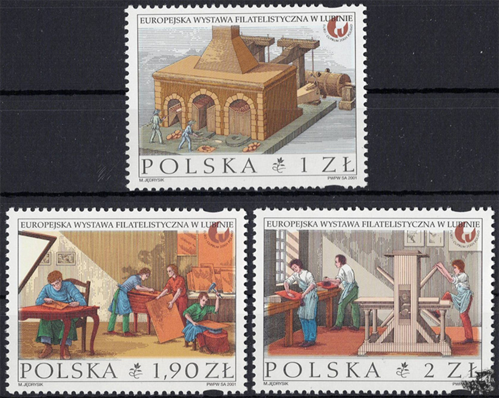 Polen 2001 ** - Internationale Briefmarkenausstellung EURO-CUPRUM, Lubin